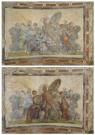 Tassello della volta della Sala di Achille a Sciro